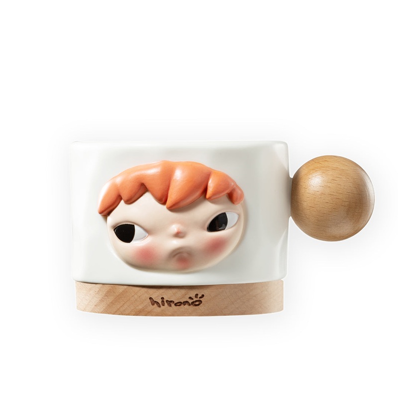 POP MART Pucky Cherry Blossom Series Glass Cup with Cover