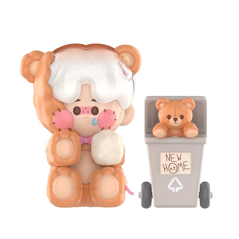 POP MART TV Set Luminous Display Box Container - Molly Anniversary Statues Classical Retro