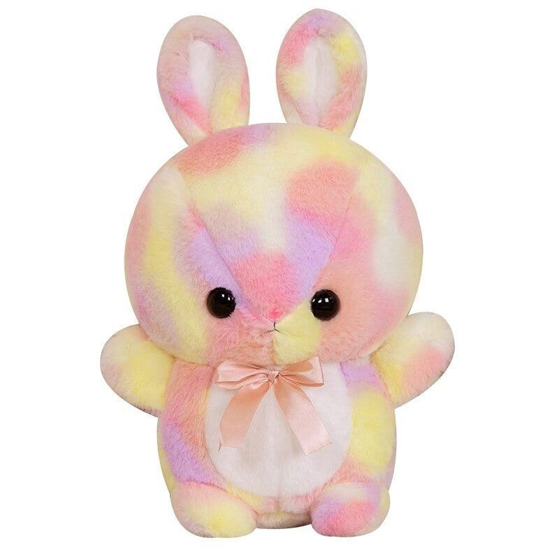 Rainbow Rabbit Plush Toy Soft Cotton Bunny Doll Gift