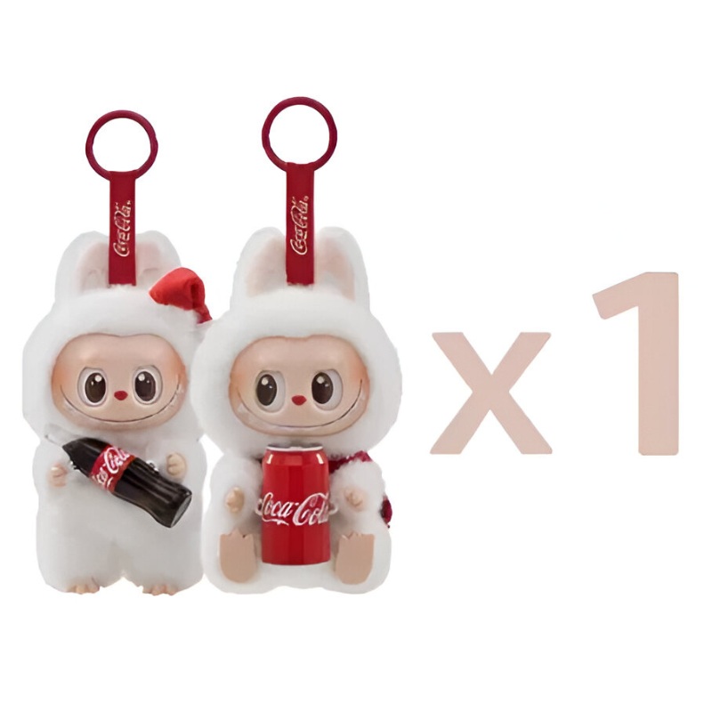 Cocacola Labubu Monsters Keychain Pendant