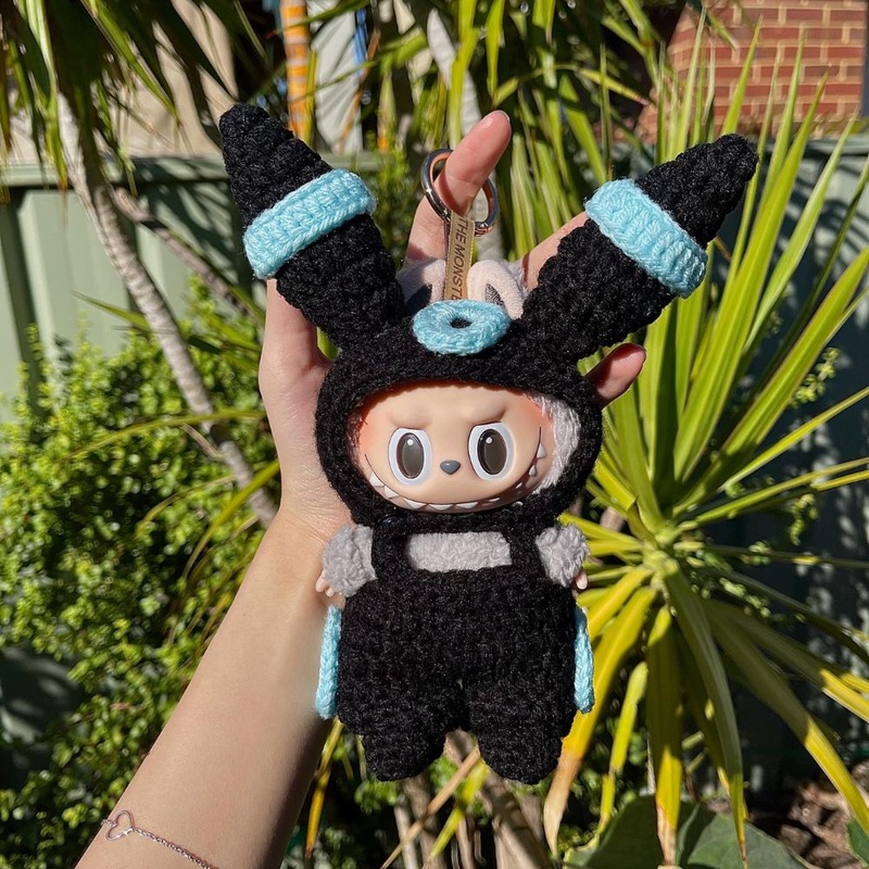 Crochet Designs Labubu Outfits