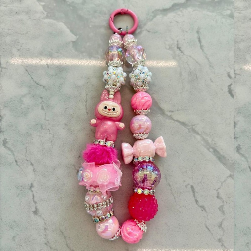 Labubu Plushy Keychain With Adorable Soft Toy Bag Charm
