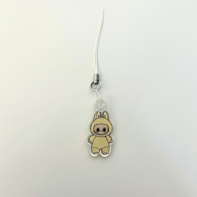The Monsters Labubu Exciting Macarons Vinyl Face Plush Pendant