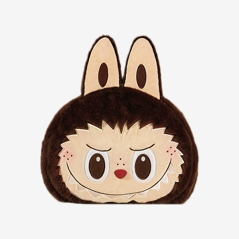 Warm Fluffy Holiday Series Labubu Plush Earmuffs