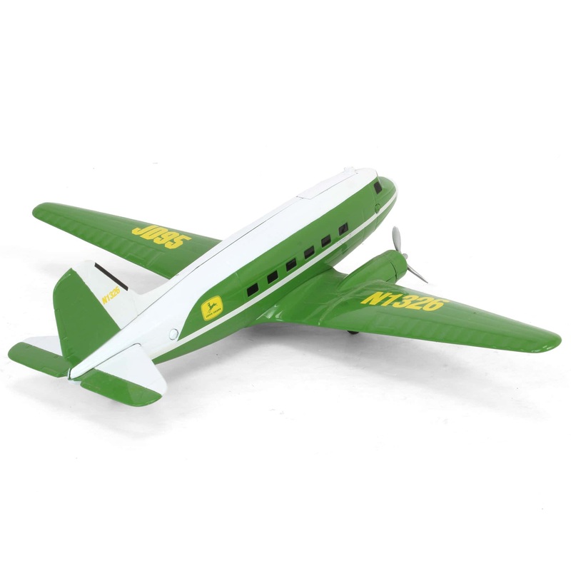 (B&D) John Deere DC-3 Airplane Bank 1995 by SpecCast - Damaged Box