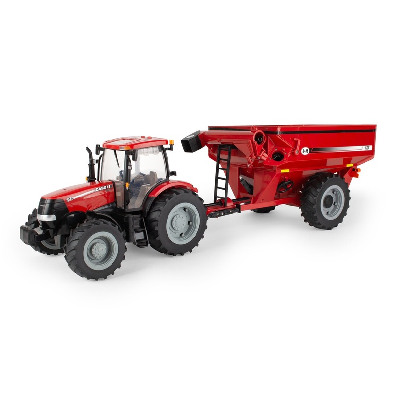 1/16 Case IH Puma 215 with J&M Grain Cart, ERTL Big Farm