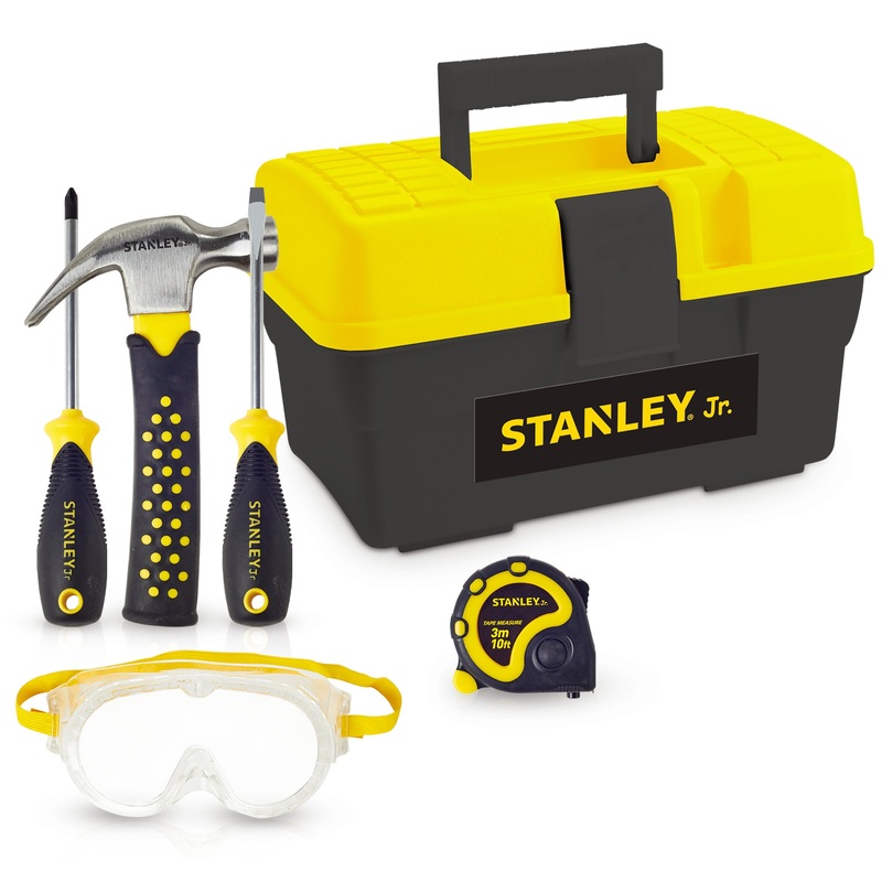 Stanley Jr. Toolbox & Tools 5 Piece Set