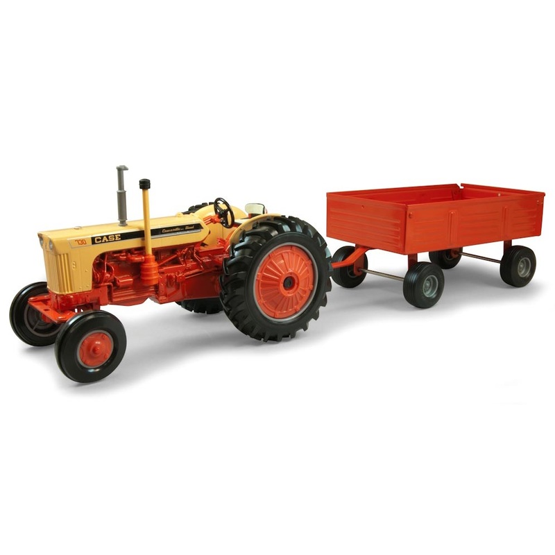 1/16 Case 730 Tractor with Wide Front & Barge Wagon