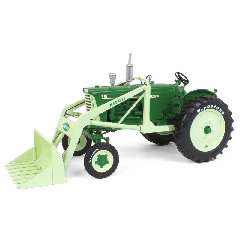 (B&D) - 1/16 Oliver 770 with New Idea Loader with Firestone Tires - Damaged Item