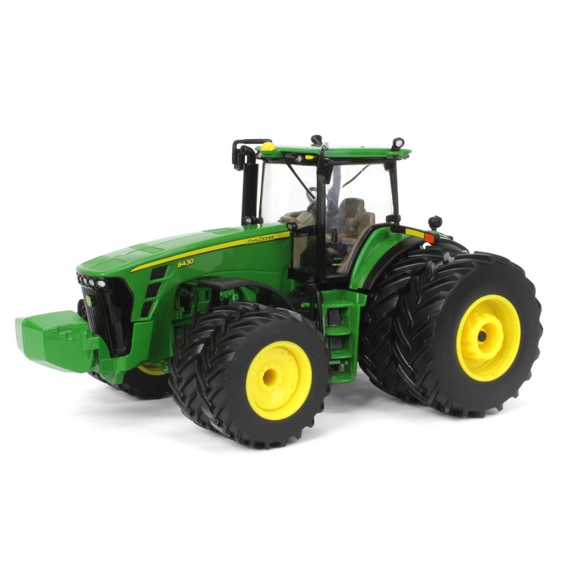 (B&D) 1/32 John Deere 8430 Cab with Front & Rear Duals, ERTL Prestige Collection - Damaged Box