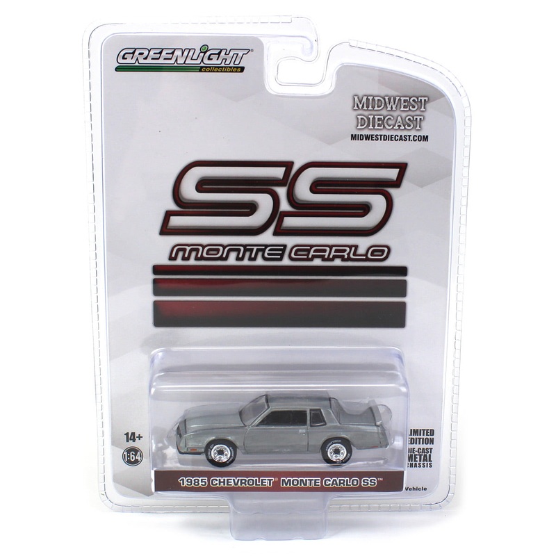 Raw Chase Unit ~ 1/64 1985 Chevrolet Monte Carlo SS, Midwest Diecast Greenlight Exclusive