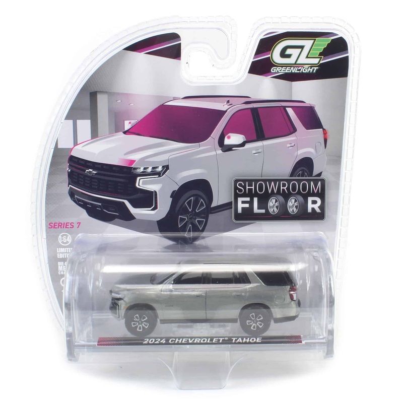 Raw Chase Unit ~ 1/64 2024 Chevrolet Tahoe, Summit White, Showroom Floor Series 7