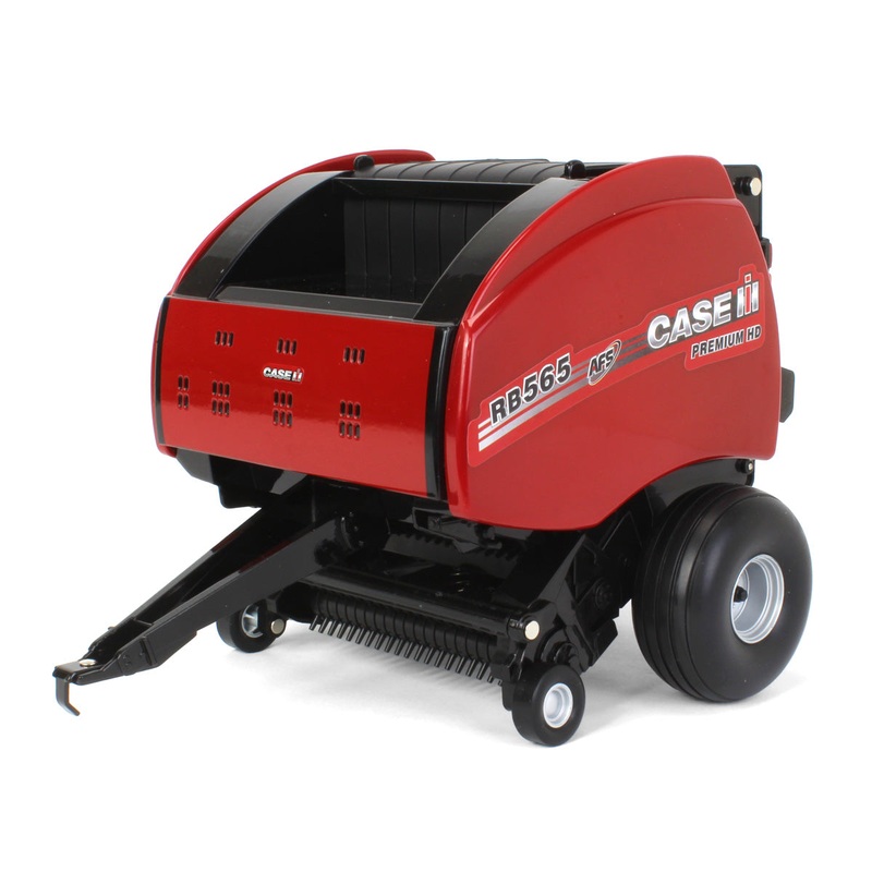 1/16 Case IH RB565 Round Baler with 2 Round Bales