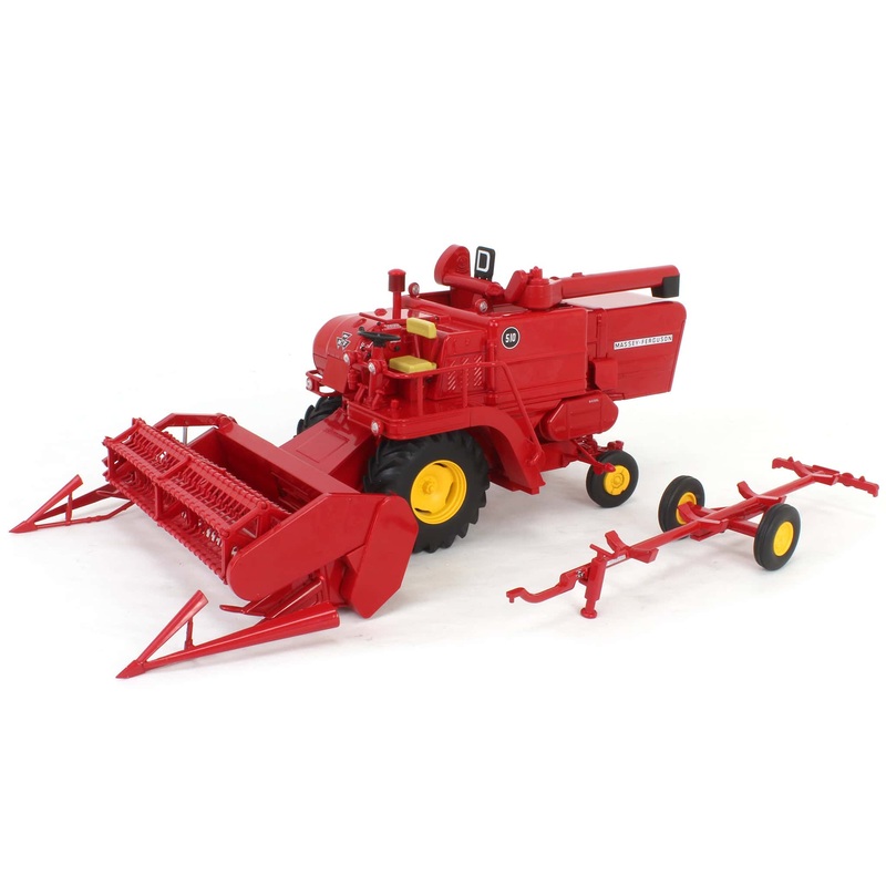 (B&D) - 1/32 Massey Ferguson 510 Generation 2 Combine with Grain Head & Trailer - Damaged Item