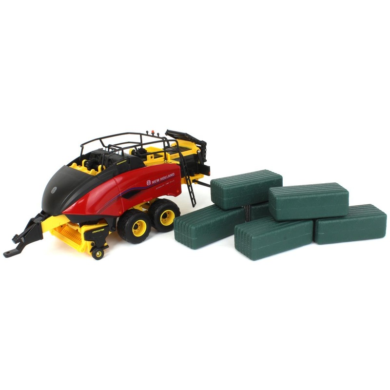 (B&D) - 1/32 New Holland BigBaler 340 PLUS w/ 6 Square Bales - Damaged Box