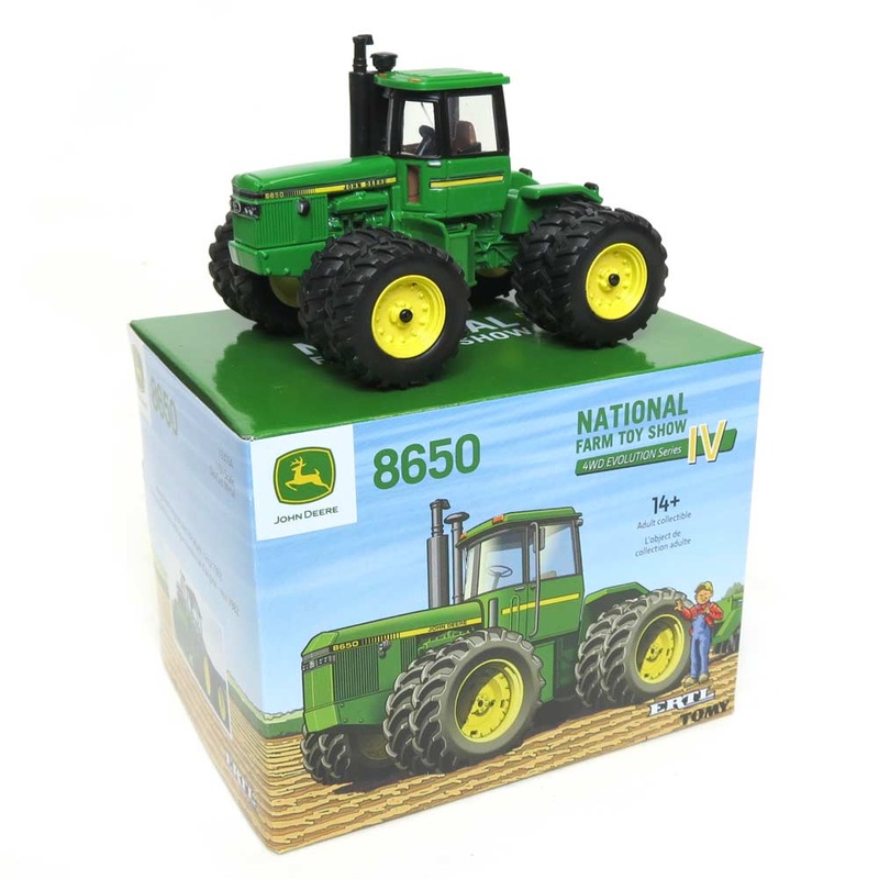 (B&D) 1/64 2016 National Farm Toy Show John Deere 8650 4WD with Duals - Damaged Box
