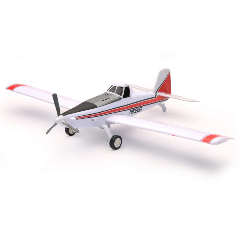 (B&D) 1/60 Limited Edition Red and White AT-502 AG Spray Airplane Crop Duster by New Ray - Damaged Item