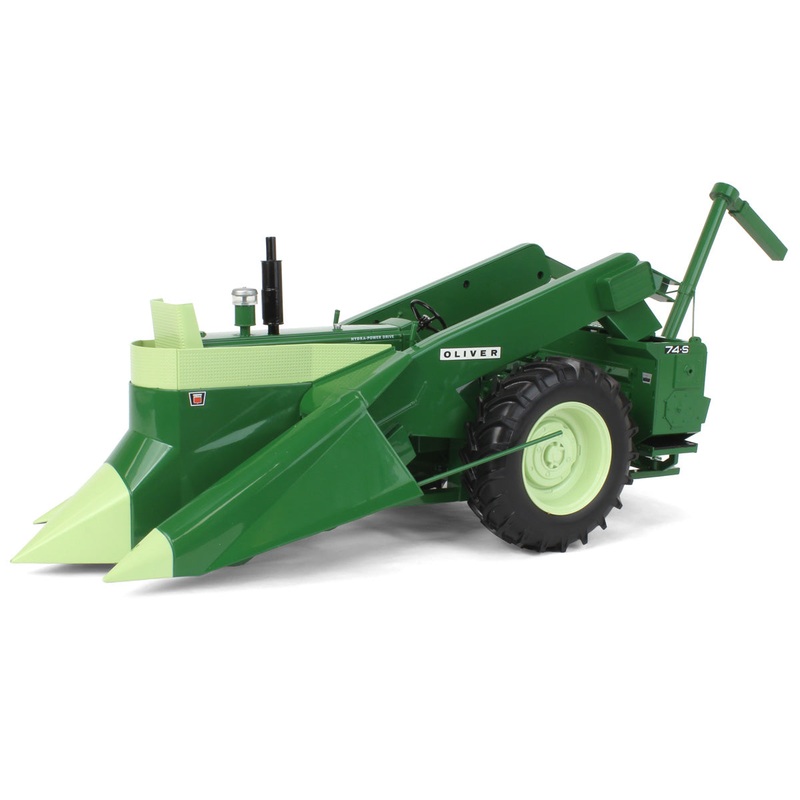 (B&D) 1/16 Oliver 1650 with 2 Row Picker & Sheller, 2024 Heartland Toy Show - Damaged Item