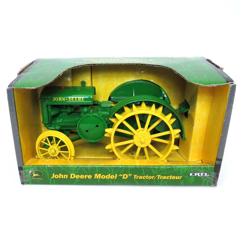 1/16 1926 John Deere D Unstyled Tractor on Steel Wheels