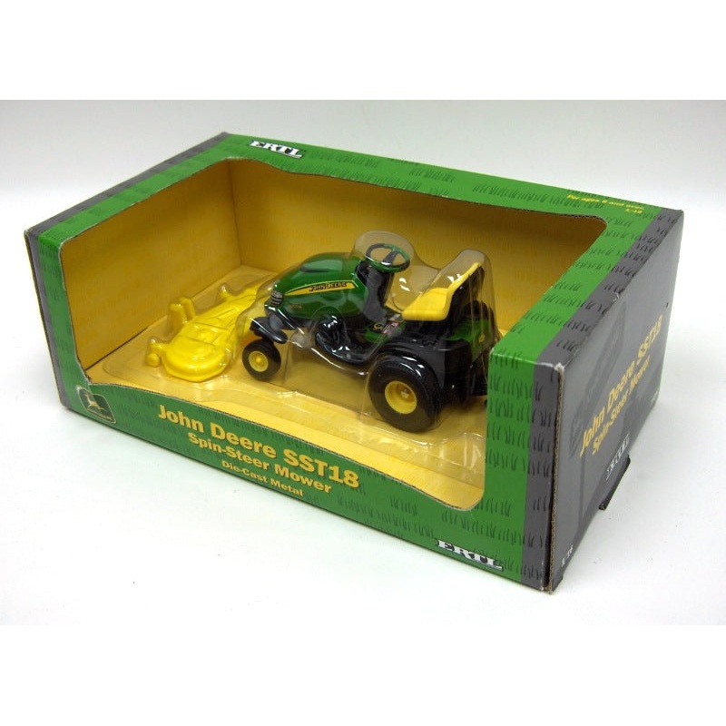 (B&D) 1/16 John Deere Spin-Steer Mower SST18 with Mower Deck and Hitch Box