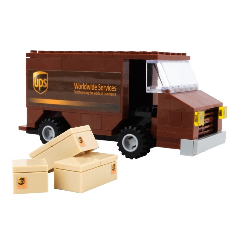UPS 122 Piece Package Car Construction Toy
