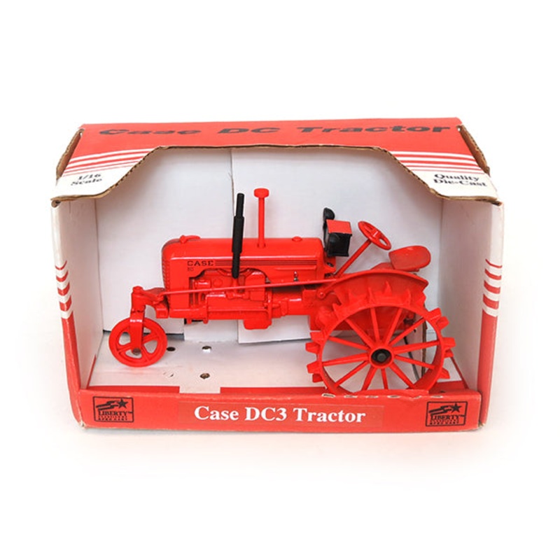 1/16 Case DC3 Tractor with Single Wheel on Steel Wheels
