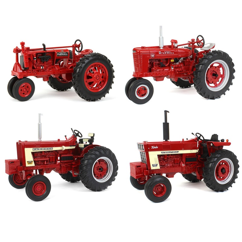 Set of 4 ~ 1/16 Limited Edition Farmall 100th Anniversary Tractors