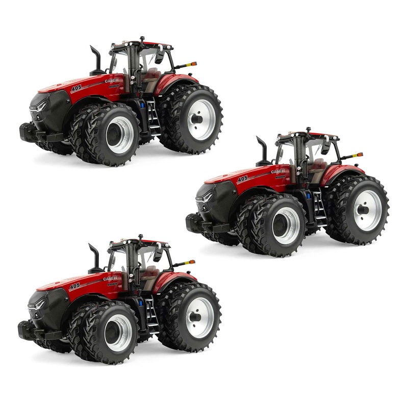 Sealed Case of 3 ~ 1/32 Case IH Magnum 405 Tractor, 2024 Farm Show, ERTL Prestige