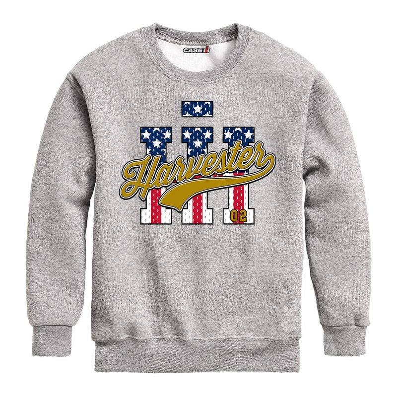 Toddler International Harvester Patriotic Crew Neck Fleece Sweatshirt