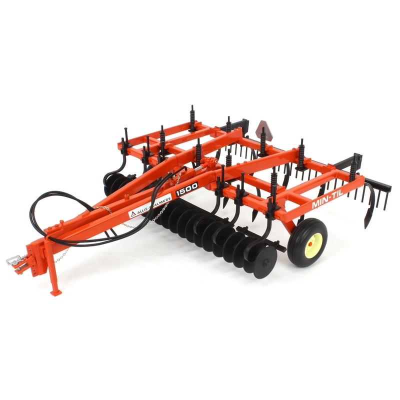 (B&D) 1/16 Allis Chalmers 1500 Min-Til Chisel Plow, 2024 Orange Spectacular Show - Damaged Item