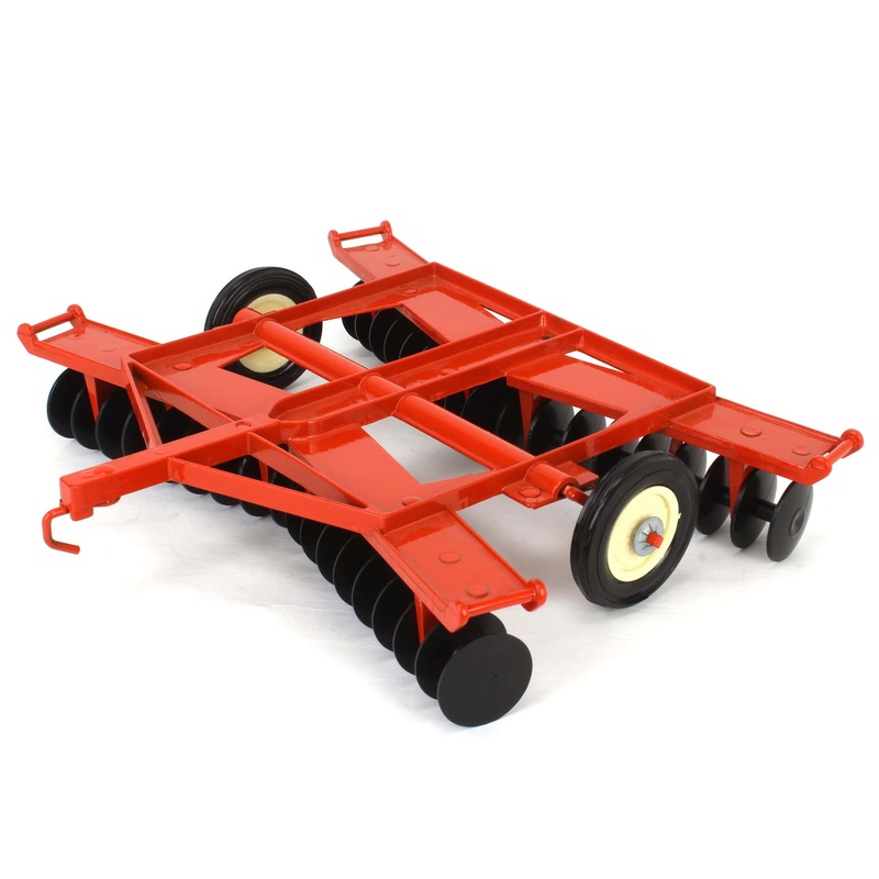 (B&D) 1/16 Allis Chalmers 4-Roller Tandem Disc Harrow with C Hook - Damaged Item, No Box