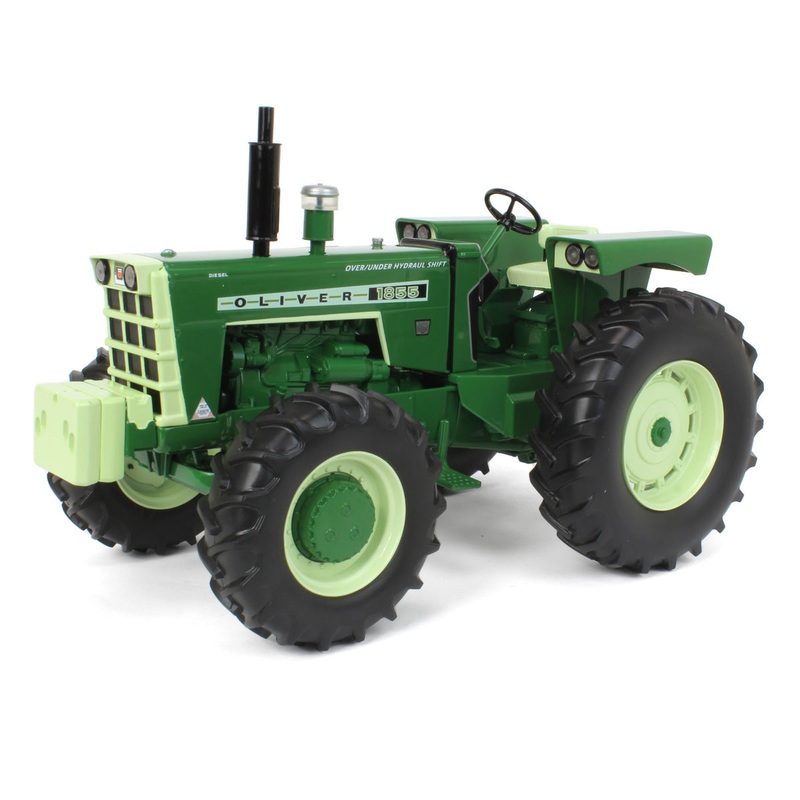 (B&D) 1/16 Oliver 1855 Tractor with Front Wheel Assist - Damaged Box