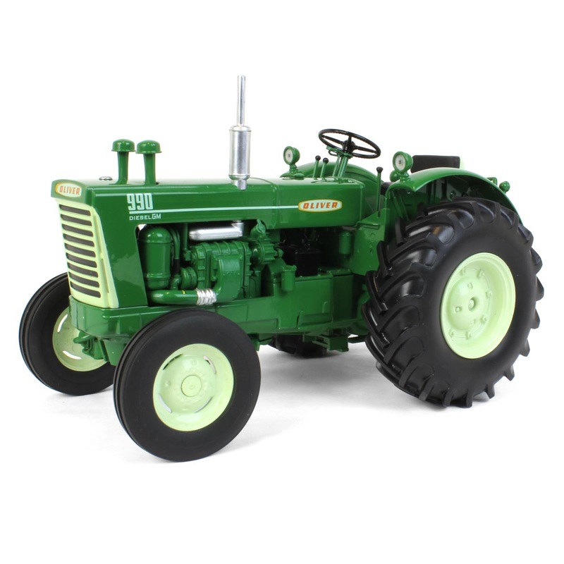 (B&D) 1/16 Oliver 990 Diesel Tractor with Wide Front - Damaged Box