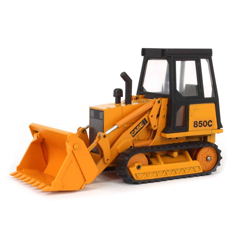 (B&D) 1/35 CASE 850C Loader with Tracks and Full ROPS by NZG - Loose, No Box