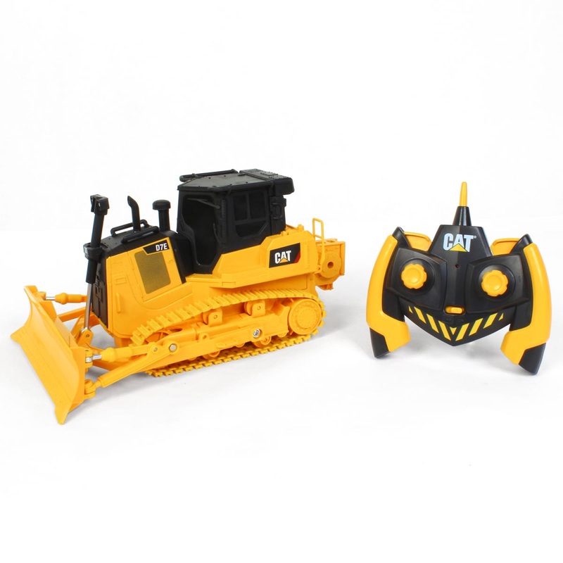 (B&D) 1/35 CAT D7E Track Dozer Radio Control Made of Durable Plastic - Damaged Item