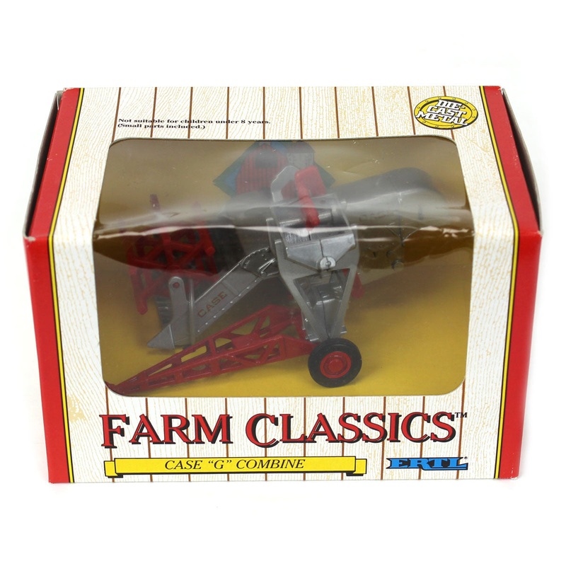 (B&D) 1/43 Case G Combine, ERTL Farm Classics - Damaged Box