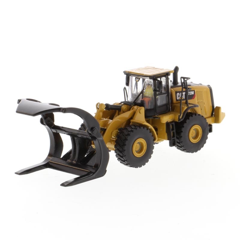 (B&D) - 1/87 High Detail Caterpillar 972M Wheel Loader with Log Fork - Damaged Item