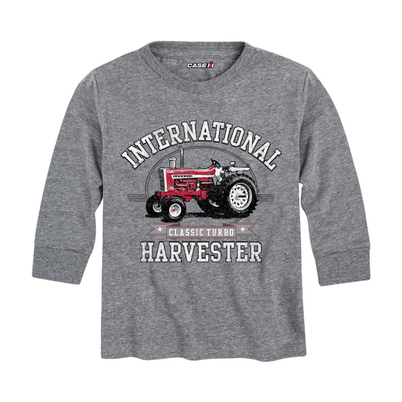 Toddler IH 1206 Classic Turbo Gray Long Sleeve T-shirt