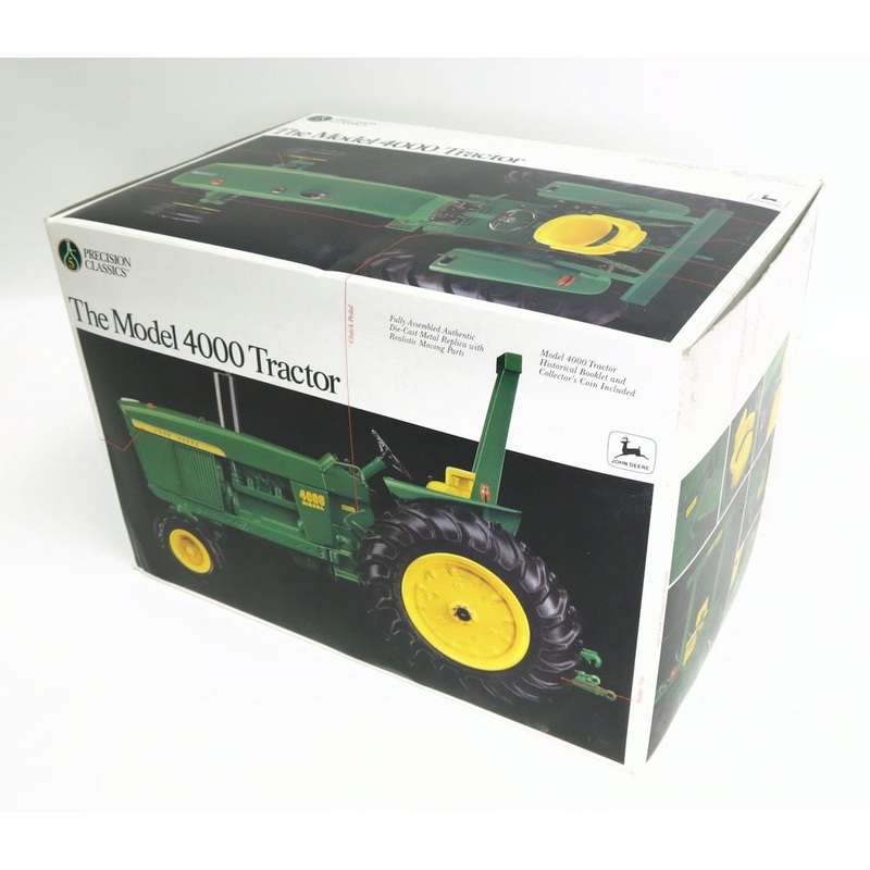 (B&D) 1/16 ERTL Precision #5 John Deere 4000 with ROPS - Damaged Item