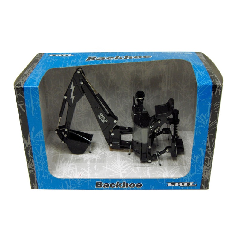 1/16 Black Bradco Backhoe Attachment for ERTL Tractors