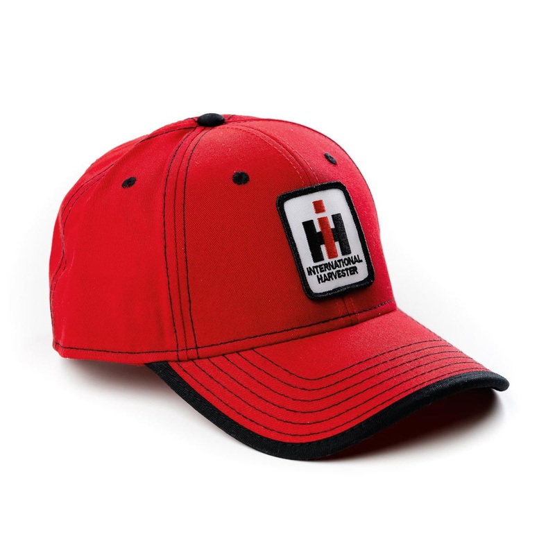 Red with Black Accents IH Logo Hat