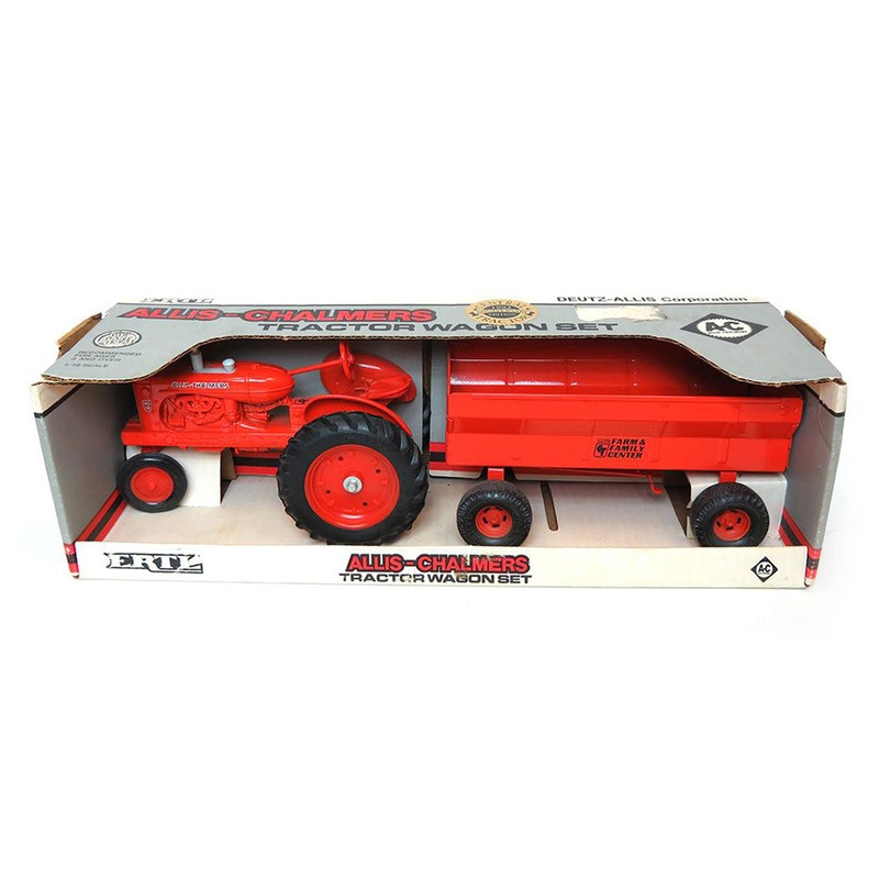 1/16 Allis Chalmers WD-45 Narrow Front with Flare Box Wagon, Central Tractor Edition