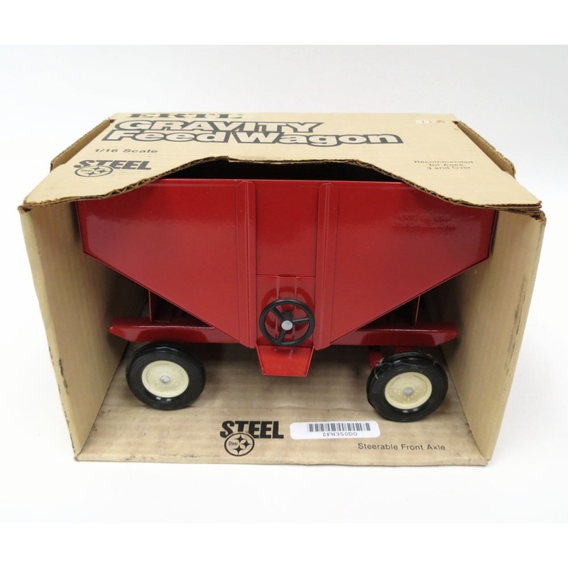 (B&D) 1/16 Red Steel Gravity Wagon by ERTL - Damaged Item