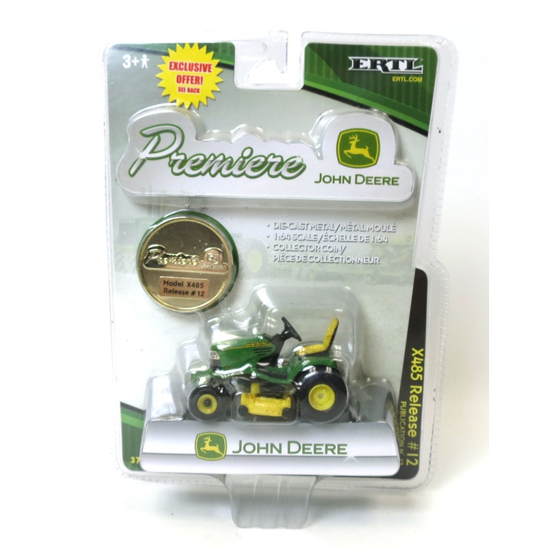 (B&D) 1/32 John Deere X485 Lawn Mower #12 Premiere Series MUDDY - Damaged Item