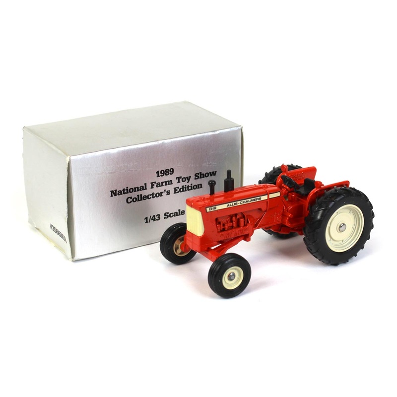 (B&D) 1/43 Allis Chalmers D-19 Die-cast Tractor, 1989 National Farm Toy Show - Box Damage