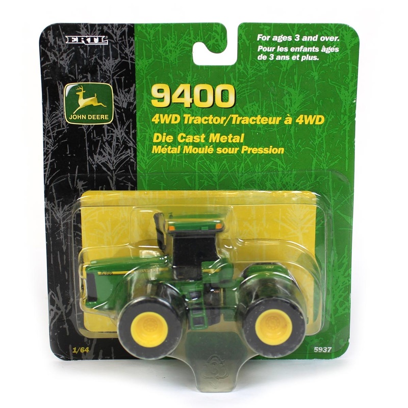 (B&D) 1/64 John Deere 9400 4WD Tractor with Triples - Damaged Pack