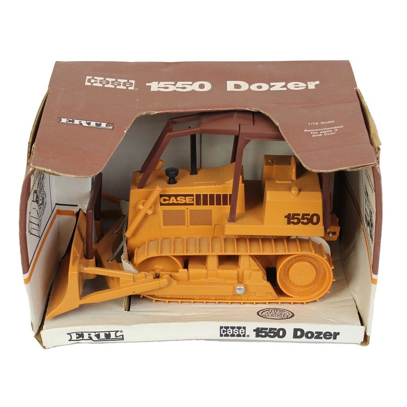 1/16 Case 1550 Dozer with Blade in Brown Box by ERTL
