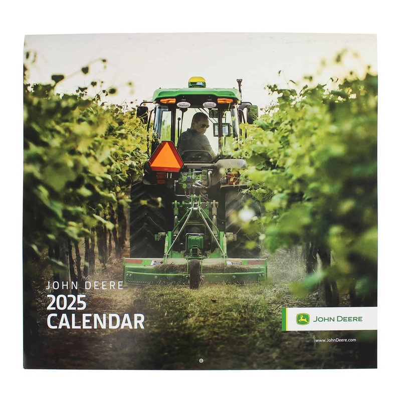 (B&D) - 2025 John Deere 12in x 12in Wall Calendar - Damaged Item