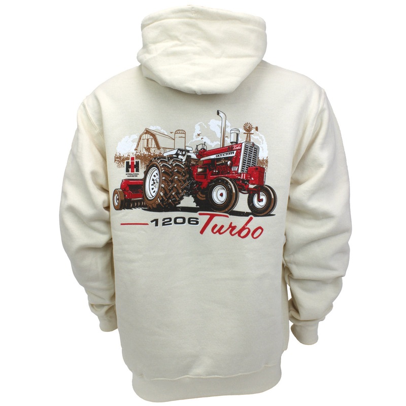 (B&D) Adult IH Farmall 1206 with Duals Hooded Sweatshirt - Damaged Item