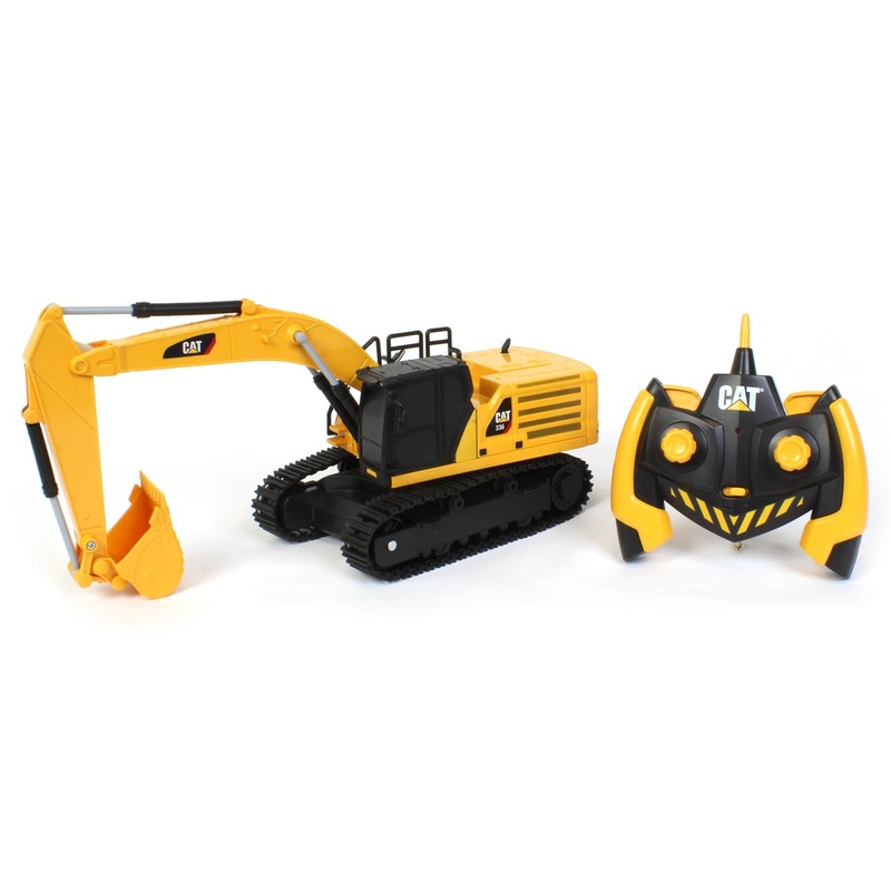 (B&D) 1/35 CAT 336 Excavator Radio Control, Made of Durable Plastic - Damaged Item
